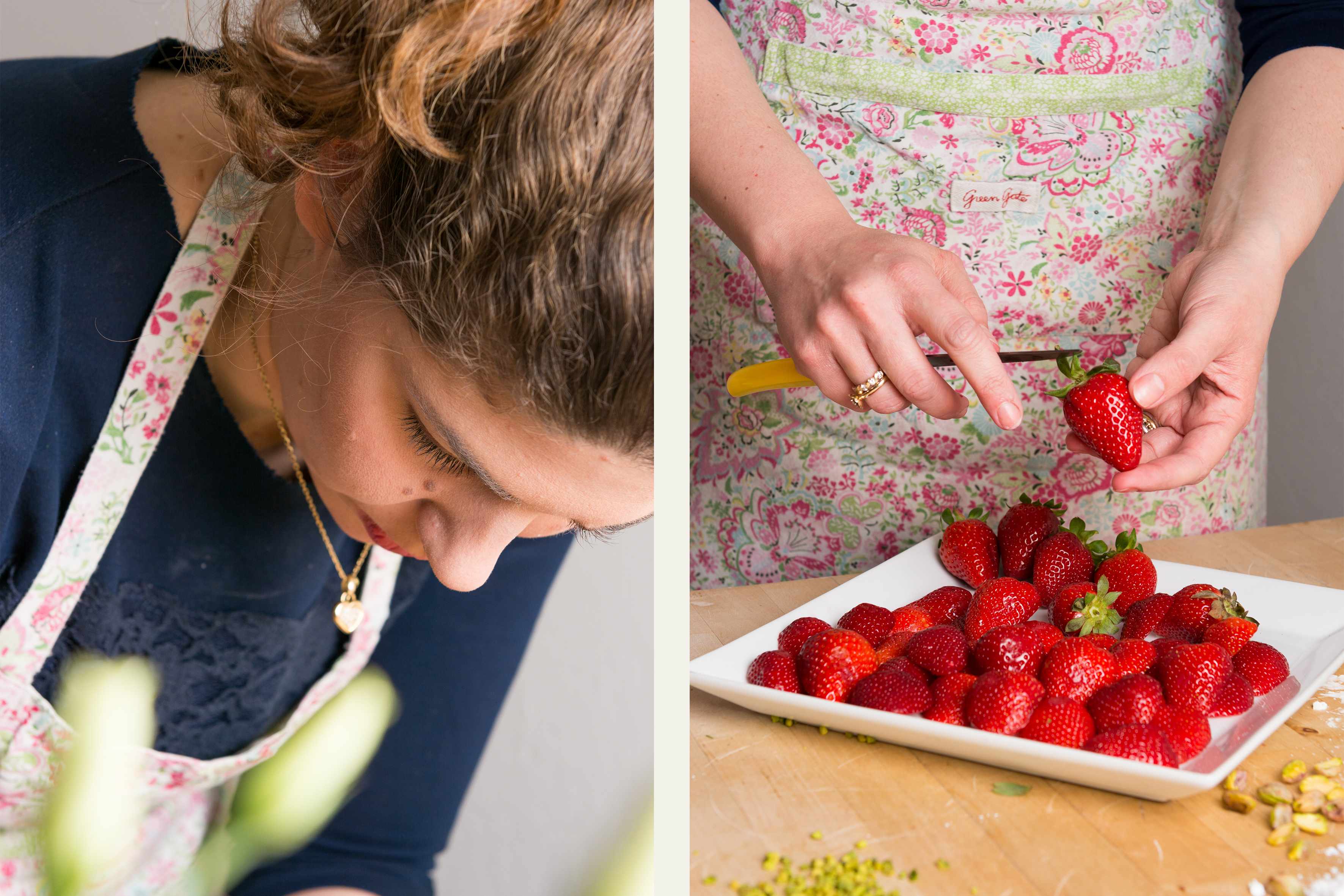 Aurelie mit Spritzbeutel